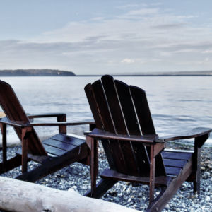 A pair of Beach Chairs